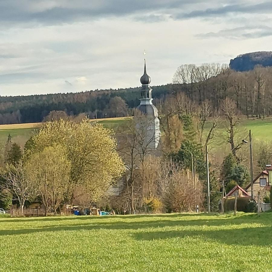 Apartment Am Hochwald Reinhardtsdorf-Schona Esterno foto