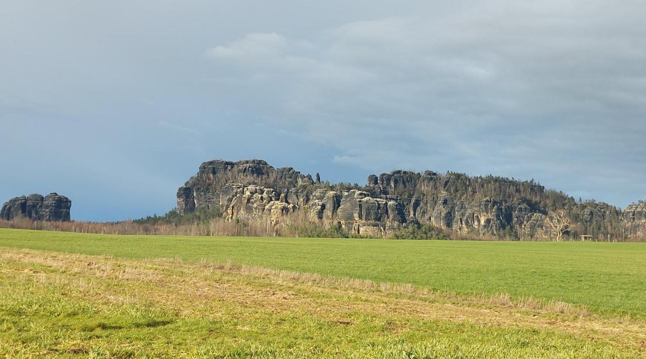 Apartment Am Hochwald Reinhardtsdorf-Schona Esterno foto